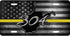 WV Gray 304 License Plate