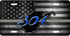WV Blue 304 License Plate