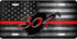 WV Red 304 License Plate