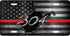 WV Gray 304 License Plate