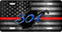 WV Blue 304 License Plate