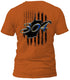 West Virginia Distressed Flag Blue 304 T-Shirt