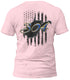 West Virginia Distressed Flag Blue 304 T-Shirt