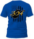 West Virginia Distressed Flag Gold 304 T-Shirt