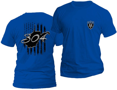 West Virginia Gray 304 T-Shirt