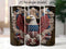 3D Bald Eagle American Pride Emblem 20 oz Skinny Tumbler Sublimation Design