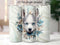 3D Husky Puppy 20 oz Skinny Tumbler Sublimation Design