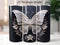 3D Ivory Butterfly 20 oz Skinny Tumbler Sublimation Design