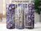 3D Lavender Castle 20 oz Skinny Tumbler Sublimation Design.