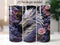3D Lavender Dragon 20 oz Skinny Tumbler Sublimation Design.