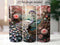 3D Peacock colorful 20 oz Skinny Tumbler Sublimation Design