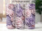 3D Pink and Lavender Roses 20 oz Skinny Tumbler Sublimation Design