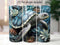 3D Sea Turtle 20 oz Skinny Tumbler Sublimation Design