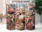3D Shimmering Mermaid 20 oz Skinny Tumbler Sublimation Design