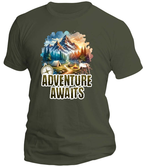 Adventure Awaits Outdoor T-Shirt