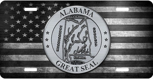 Alabama Great Seal License Plate