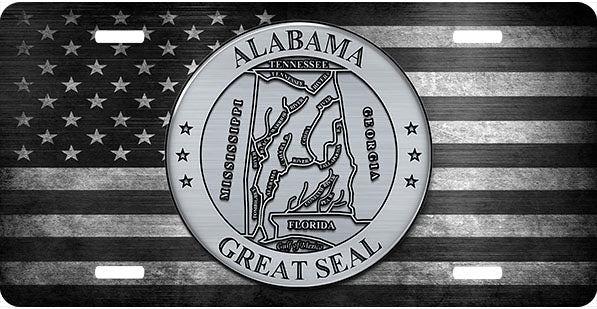 Alabama Great Seal License Plate