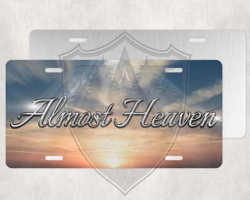 Almost Heaven License Plate