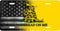 American-Flag MIX Gadsden Flag License Plate