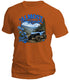 West Virginia Almost Heaven Blue ATV T-Shirt