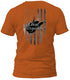 West Virginia Metal Flag T-Shirt