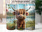 Baby Cow 20 oz Skinny Tumbler Sublimation Design