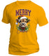 Merry Christmas Highland Cow T-Shirt