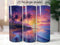 Tropical Beach 20 oz Skinny Tumbler Sublimation Design