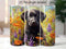 Black Lab Puppy 20 oz Skinny Tumbler Sublimation Design
