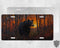 Black Bear Sunset License Plate