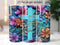 Blessed Cross 3D Flowers 20 oz Skinny Tumbler Sublimation Design