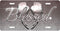 Blessed Silver Wings License Plate
