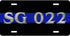 Thin Blue Line License Plate