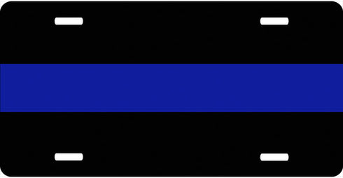 Thin Blue Line License Plate