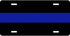 Thin Blue Line License Plate