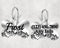 Bone Shape Dog Tag Black-Silver WV Mountains