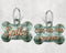 Bone Shape Dog Tag Distressed Copper