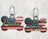 Bone Shape Dog Tag Distressed Flag