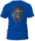 Celtic Cross American Flag T-shirt