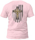 Celtic Cross American Flag T-shirt