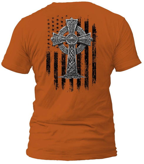 Celtic Cross and Flag T-Shirt