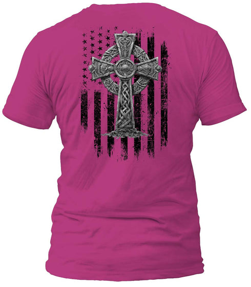 Celtic Cross and Flag T-Shirt