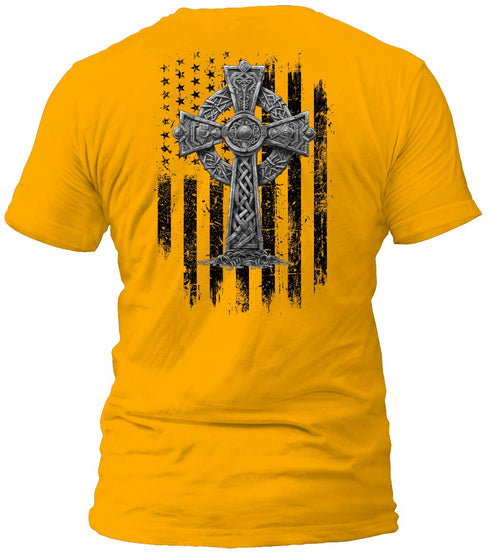 Celtic Cross and Flag T-Shirt