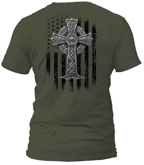Celtic Cross and Flag T-Shirt