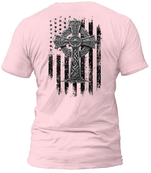 Celtic Cross and Flag T-Shirt