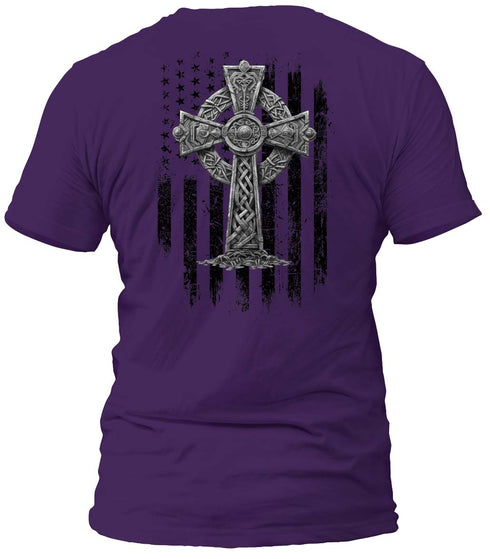 Celtic Cross and Flag T-Shirt