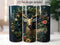 Colorful 3D Buck Deer 20 oz Skinny Tumbler Sublimation Design
