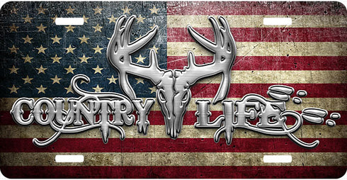 Country Life RWB License Plate