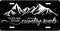 Country Roads Mountains License Plate
