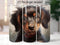 Dachshund Puppy 20 oz Skinny Tumbler Sublimation Design